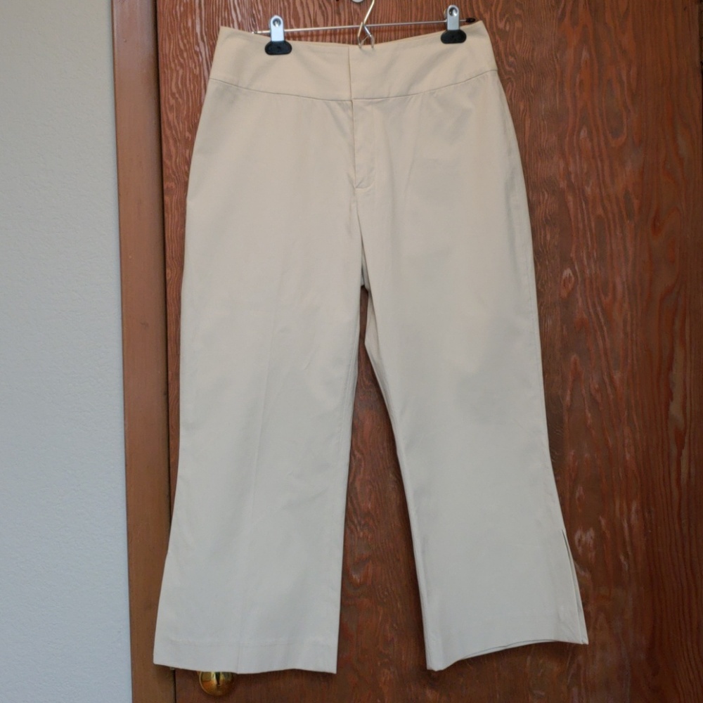 Banana Republic 3/4 crop summer pant - light beige